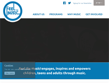 Tablet Screenshot of feelthemusic.org